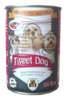 Tweet Dog Kırmızı Etli 400 gr Köpek Maması kullananlar yorumlar